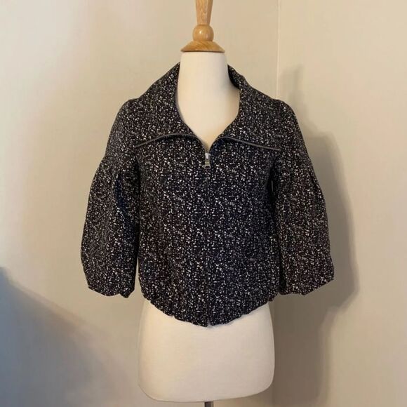 Women's Express Design Studio Peplum Sleeve Jacket - Picture 2 of 8